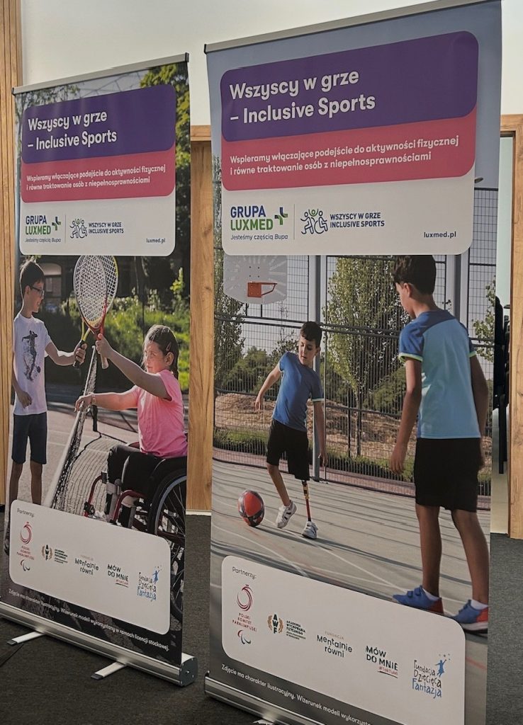Fantazja w RUCHU częścią projektu Grupy LUX MED „Wszyscy w grze – Inclusive Sports”